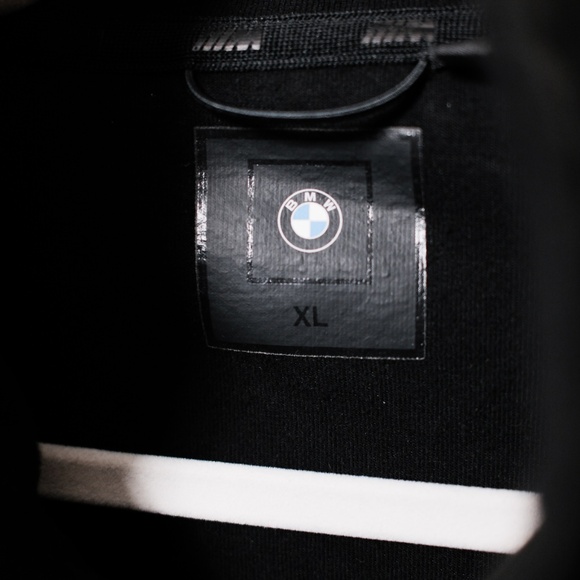 Genuine BMW XL Sweat Jacket Black M Series - Picture 3 of 4